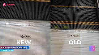 New & Old Sigma Escalators - Summarecon Mall Serpong 1