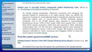 Hottest year in recorded history compounds global biodiversity risks