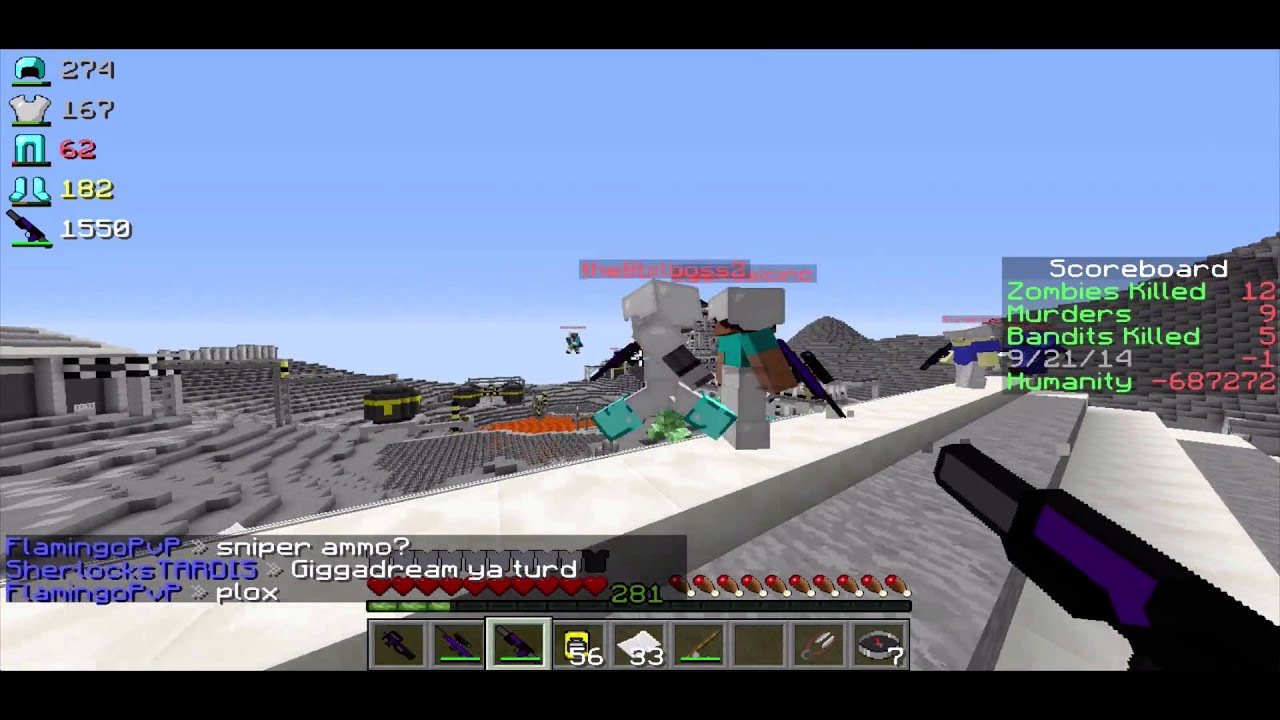 Mc WarZ [ Wtf! ] Chaos In Nether!