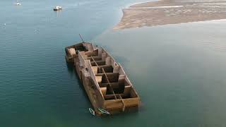 Mulberry Harbour, Hayling Island - DJI Spark Drone