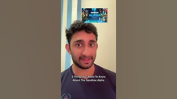 Enter The Sandbox Metaverse Alpha (3 Things To Know) l NFT Crypto Gaming