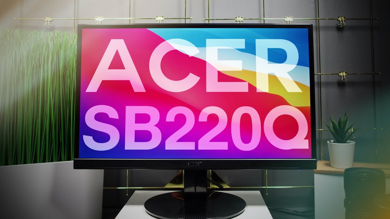 Acer SB220Q 1080p 75hz Gaming Monitor Review YouTube