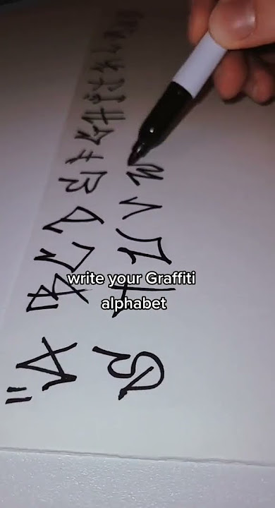 HOW TO CREATE A TAG #tag #graffiti