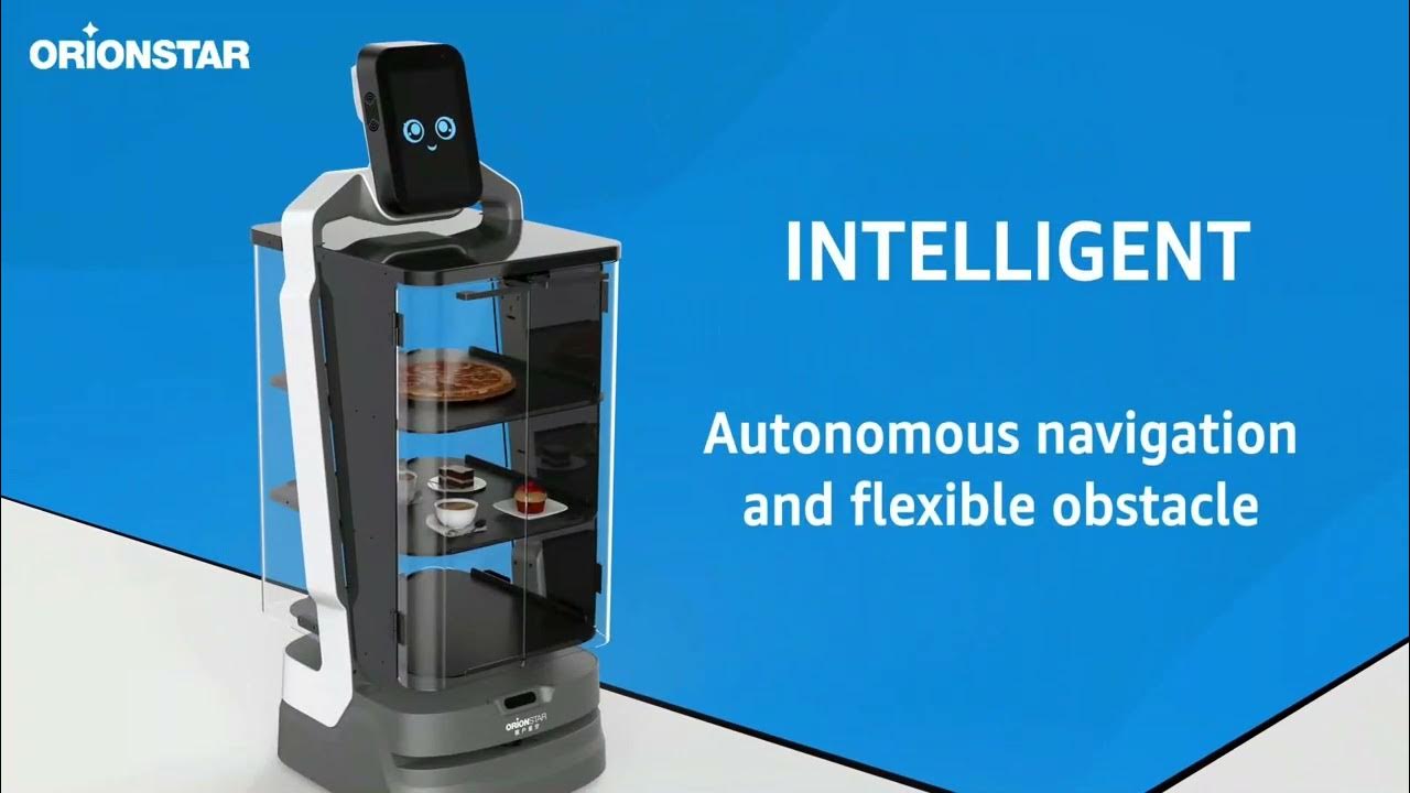 Restaurant Service Robot - Food Runner, Promoter & Busser - YouTube