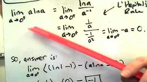 Improper Integrals, Type II: #4