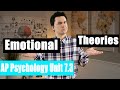 AP Psychology: Theories of Emotion Quiz