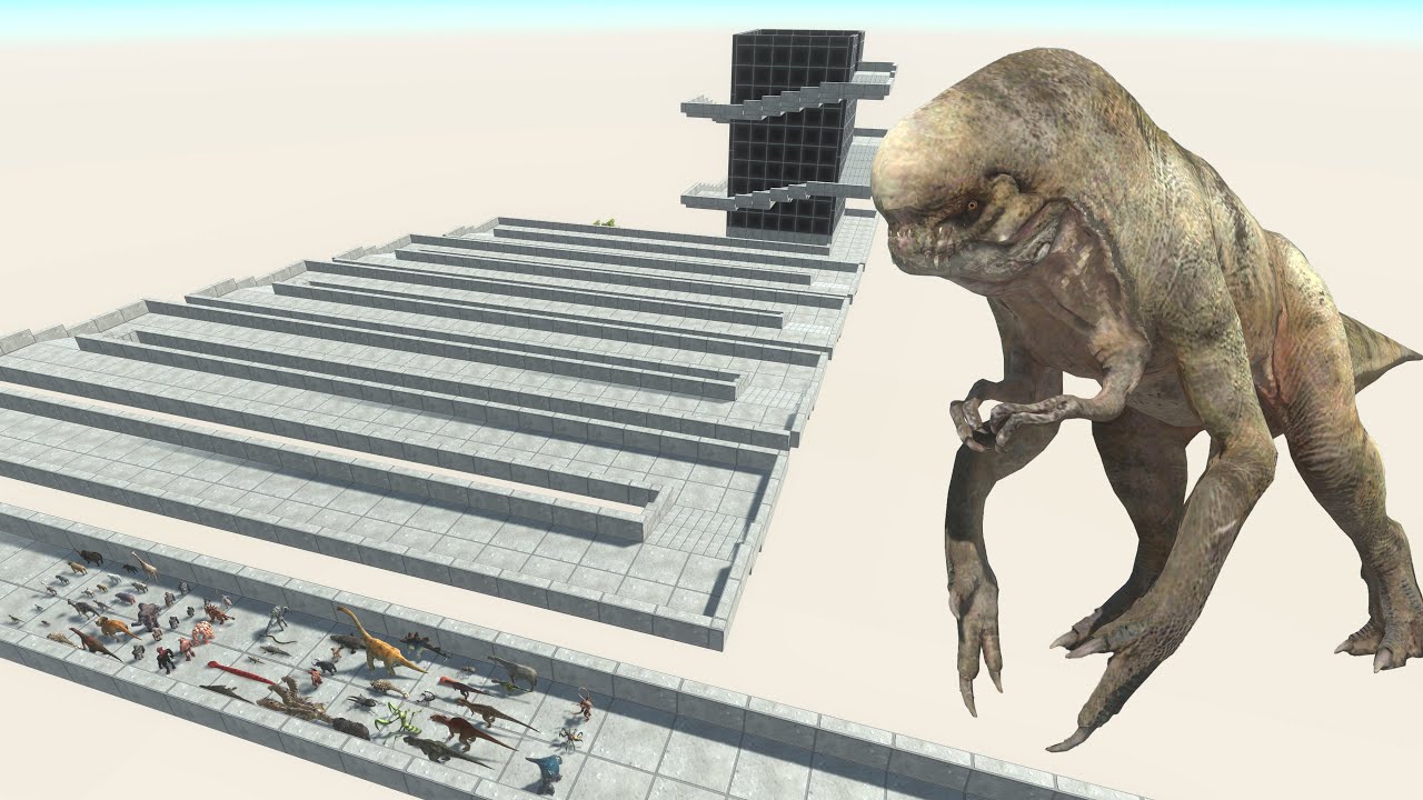 Distortus Rex Pursuit — Who Can Escape the Endless Zigzag Path? | Survival Simulation