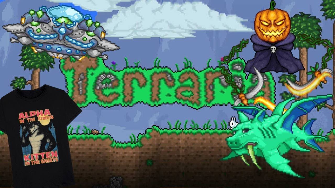 Halloween and Aliens | Terraria ep8