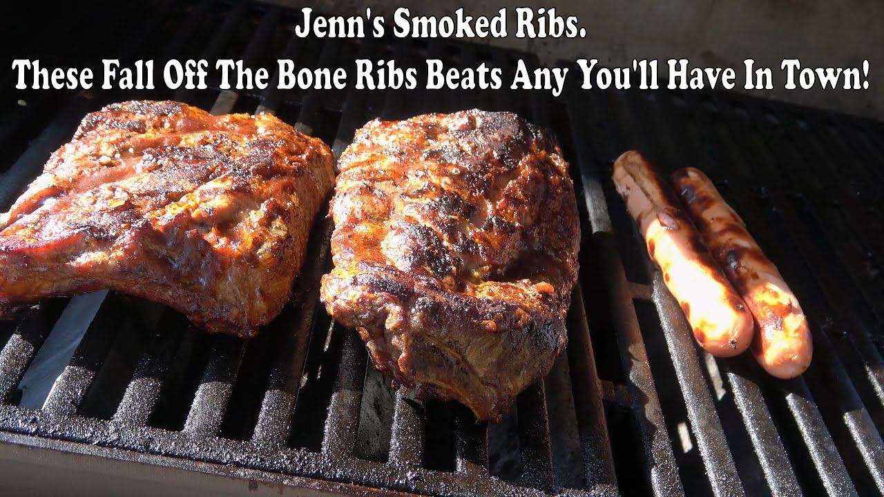 Jenn's fall off the bone Smoked Ribs Recipe. Better than any you'll