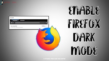 How to enable dark mode on Firefox/ Dark Theme of Firefox!