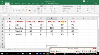 CLASS 7- COMPUTER - Ch 3- MORE ON EXCEL2010(Part 2)