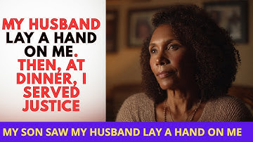 My Son Saw My Husband Lay A Hand On Me. Then, At Dinner, I Served Justice.
