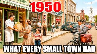 America in 1950: What Every Small Town Had — Before Families Left for the City