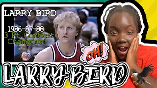 Kobe Fan Reacts to Larry Bird's Legendary 1986-87-88 3 Point Contest Champion Highlights