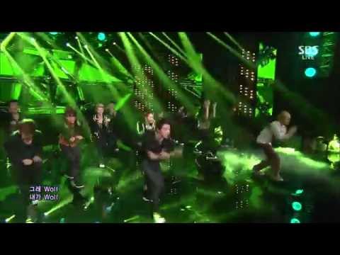 130616 인기가요 EXO   늑대와미녀 by플로라