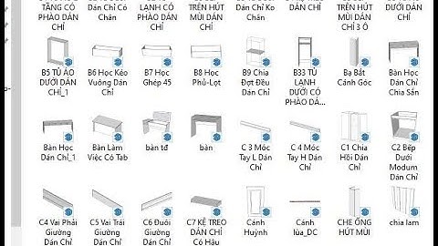 CHIA SẺ AE BỘ DC SKETCHUP DÙNG CHO NỘI THẤT