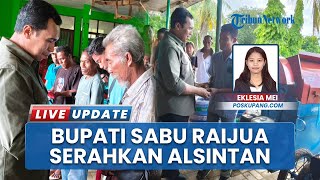 Wujud Nyata Dukung Produktivitas Petani, Bupati Sabu Raijua Serahkan Bantuan Puluhan Alsintan
