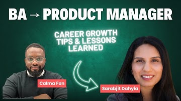 From Business Analyst to Product Manager | Real Career Transition Story