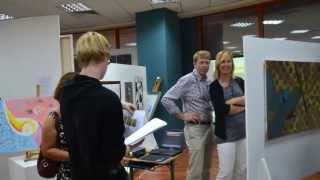 ISL Qatar Art Exhibition opening