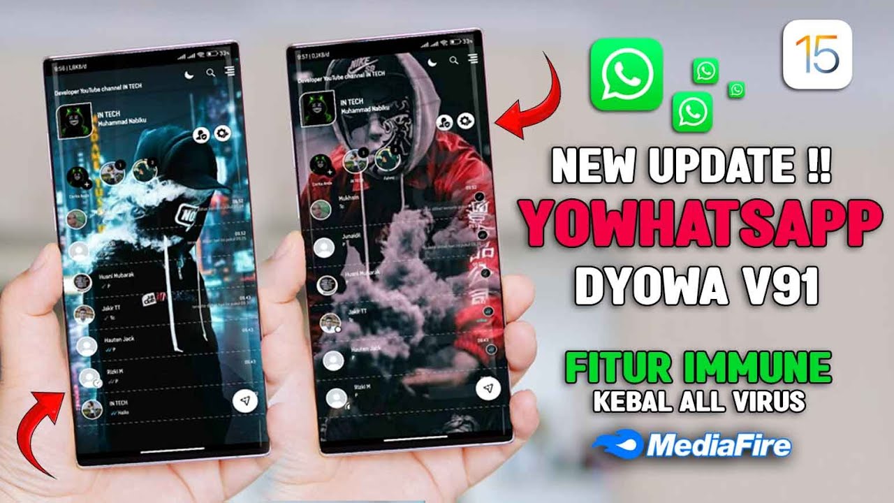 WHATSAPP DYOWA V97 TERBARU 2023 || FULL TRANSPARAN & KEBAL ALL VIRUS