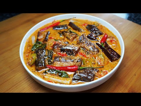 정식 정식(Sardinas Pechay at Talong) 코코넛 밀크로 만드는 맛있는 생선 요리