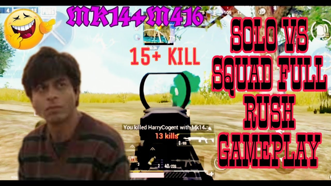 SOLO vs SQUAD FULL RUSH GAMEPLAY WITH +15 KILL || PUBG MOBILE LITE ||# ...