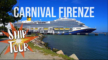 Carnival Firenze Ship Tour | Naming Ceremony Invite