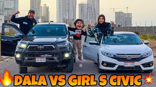 ANAS BHAI DALA VS GIRL CIVIC DRAG RACE 😳 || STATURDAY TRACK SEEN 😳 ||  screenshot 2