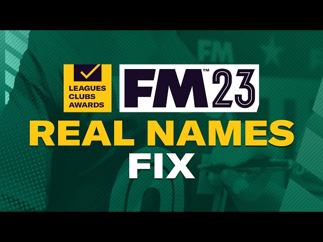 How To Play FM23 With Real Names | Real Name Fix Football Manager 2023 class=