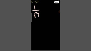 Class 9 NCERT CBSE Ch 1 Exercise 1.4  Question 5 Rationalise the denominator (i) English