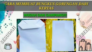 CARA MEMBUAT KERTAS GORENGAN DARI KERTAS BEKAS
