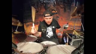 Nick Bellmore Drum Cam "Burn In Hell" with extended jam @ Helgeåfestivalen Sweden