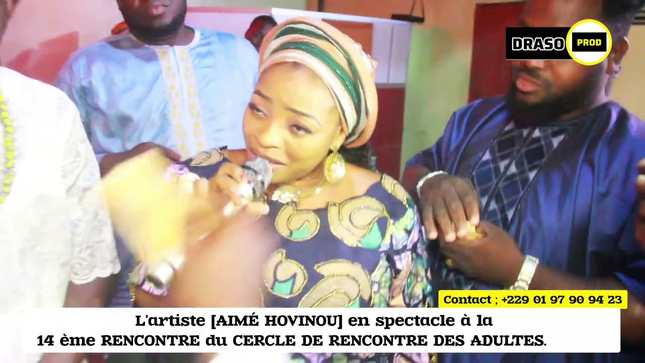 L'ARTISTE AIMÉ HOVINOU EN SPECTACLE À LA 14ÈME ÉDITION DE LA FÊTE DU GROUPE [CRDA]