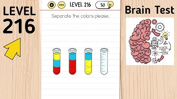 Brain Test Level 216 Separate The Colors Please.