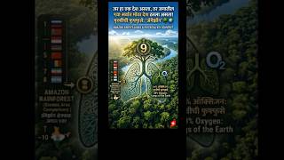 Meet Earth's Lungs: The Amazon Produces 20% of All Oxygen! 😮🌍 #shorts #shortsfeed #explore #amozon