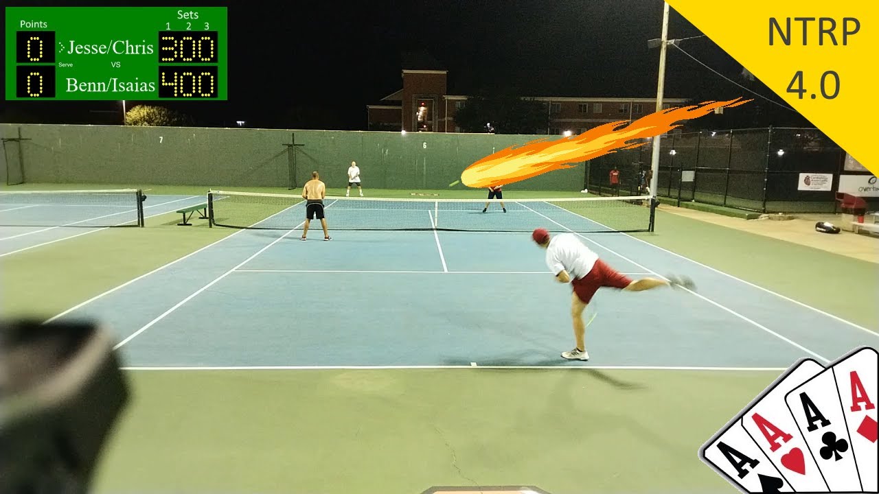 NTRP 4.0 Tennis | Doubles Practice Match #2 - YouTube