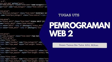 Tugas UTS Pemrograman Web 2