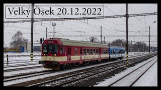 Vlaky Velký Osek 20.12.2022