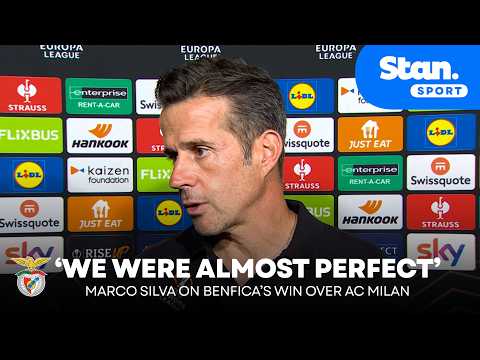 MARCO SILVA: 'Winning here is NOT EASY' 💪 Benfica take three points at the San Siro against Milan