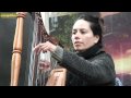 Bárbara Cerón (Mexico) sings and plays harp in Utrecht