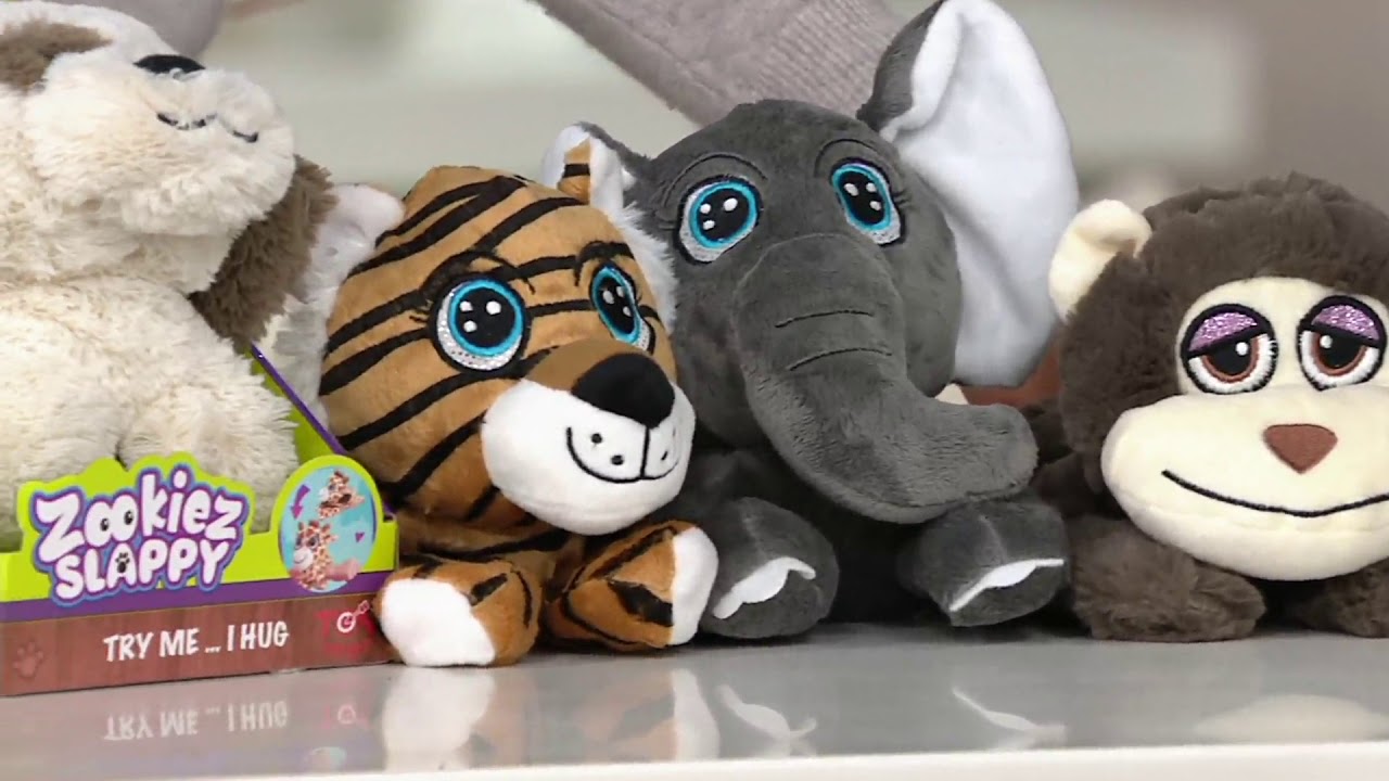 Zookiez Set of Two Wrap Around Plush Animal Friends on QVC YouTube