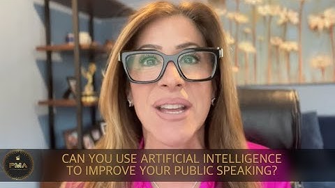 How to use AI to improve your Public Speaking Skills by Wendy Saltzman Power Media Agency