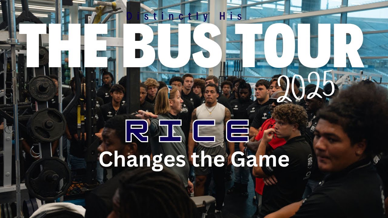 Rice University 🧠🏈 | College Tour Bus | Academics, Football & Life
