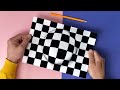 Art activity idea: How to make Op-Art sphere illusions. Perfect for at home or the classroom #withme