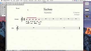 voicing/stem direction and time signature