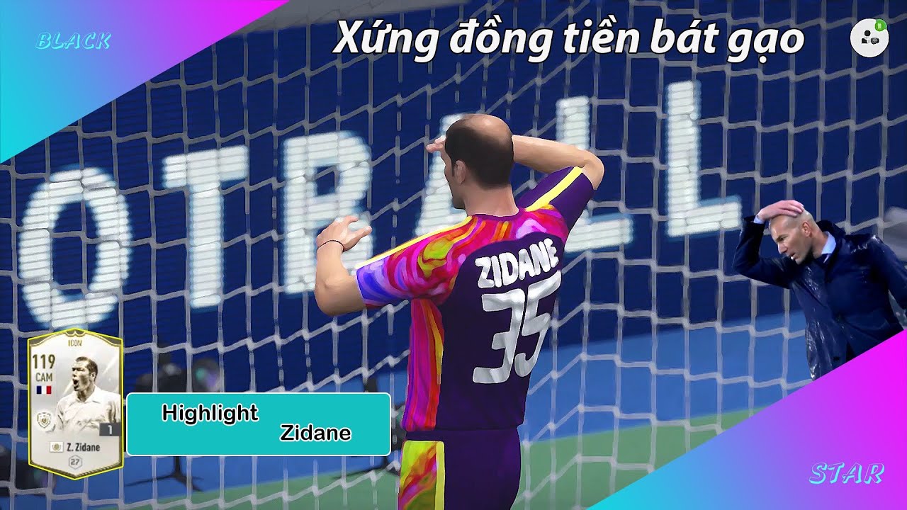 [ FIFA ONLINE 4 ] Có Nên Mua Zidane ICON Thay Vì Kaka | Highlight Zidane Phiên Bản TikTok.