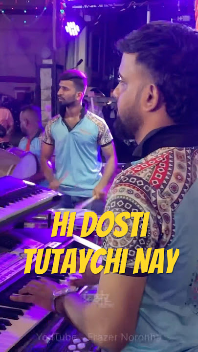 Jayesh Bandal Voice | Hi Dosti Tutaychi Nay | JOGESHWARI BEATS | Mumbai Banjo Group Haldi Show 2025