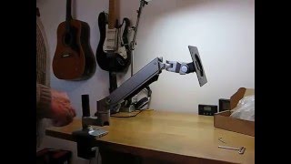 360 Degree Desk Mount LCD Arm avi