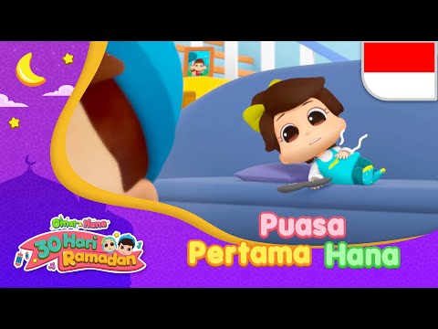 Puasa Pertama Hana | 30 Hari Ramadan | Omar & Hana Subtitle Indonesia