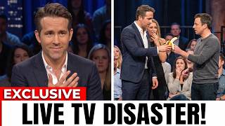 Ryan Reynolds Late Night TV Stunt Got Absolutely RUINED!